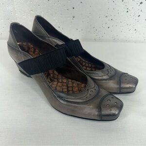 Hispanitas size 39 Gray Distressed Gray Wedge Heel